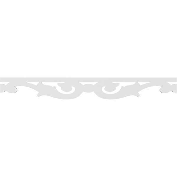 Ekena Millwork Garcia Architectural Grade PVC Running Trim, 6"H x 5/8"P x 48"L - RUNP06X0625X48GRC