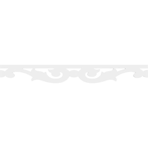 Ekena Millwork Garcia Architectural Grade PVC Running Trim, 6"H x 5/8"P x 48"L - RUNP06X0625X48GRC