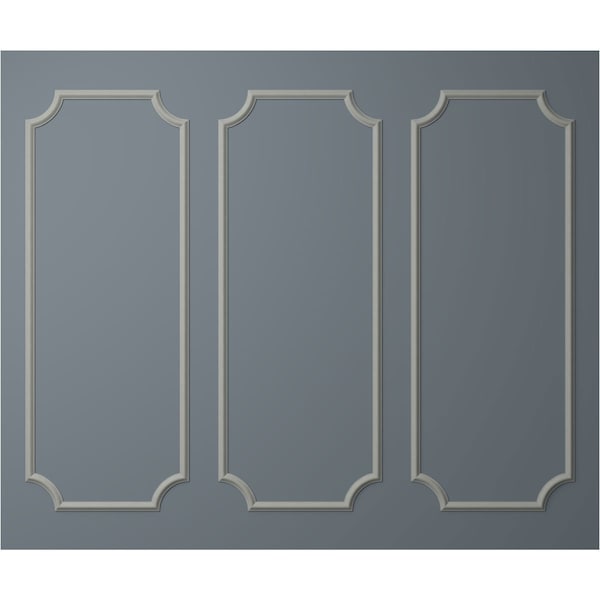 Ekena Millwork Endurathane Ashford Smooth Panel Moulding, 28"W x 72"H, Factory Primed - PMLKASH28X72C