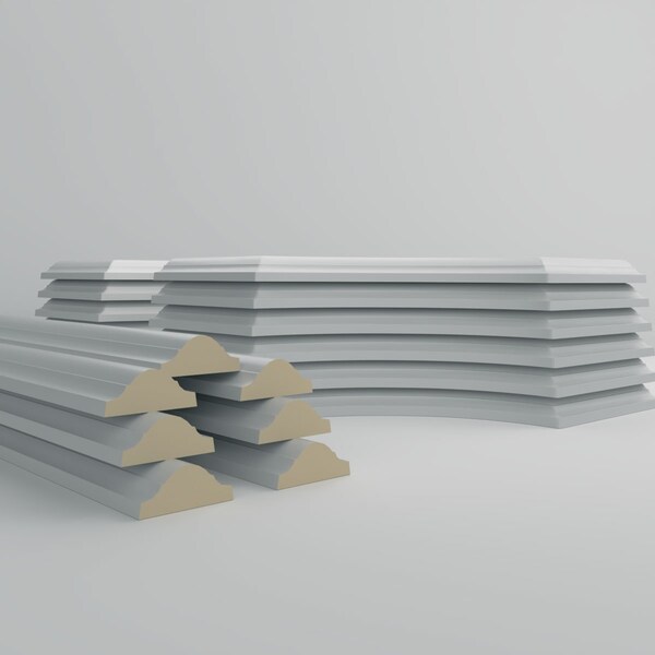 Ekena Millwork Endurathane Ashford Smooth Panel Moulding, 28"W x 72"H, Factory Primed - PMLKASH28X72C