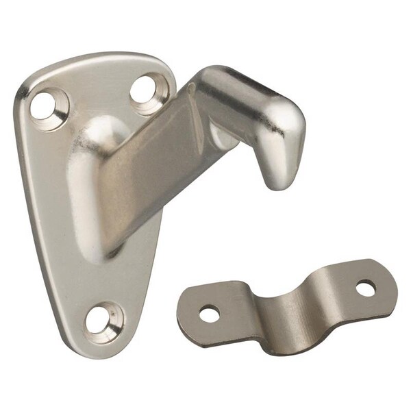 National Hardware National Hardware Silver Zinc Die Cast w/Steel Strap Handrail Bracket 3-5/16 in. L 250 lb - N830-117