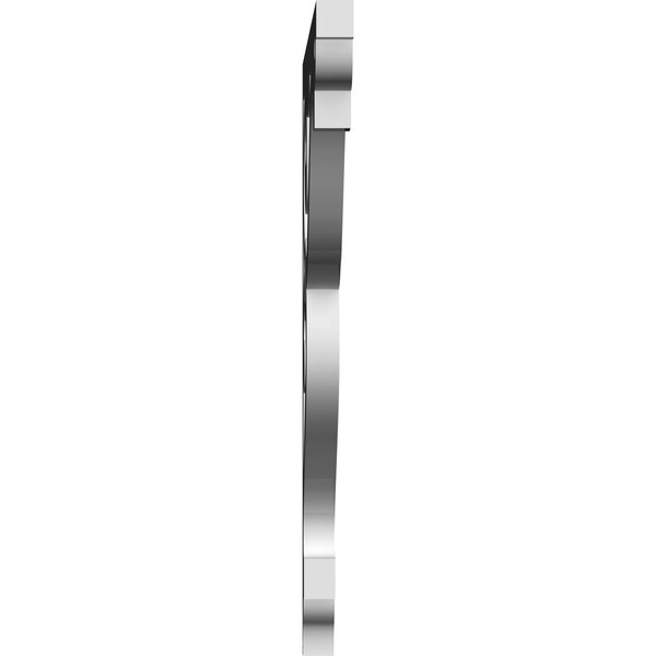 Ekena Millwork Finley Architectural Grade PVC Bracket, 5/8"W X 12"D X 12"H - BKTP01X12X12FI