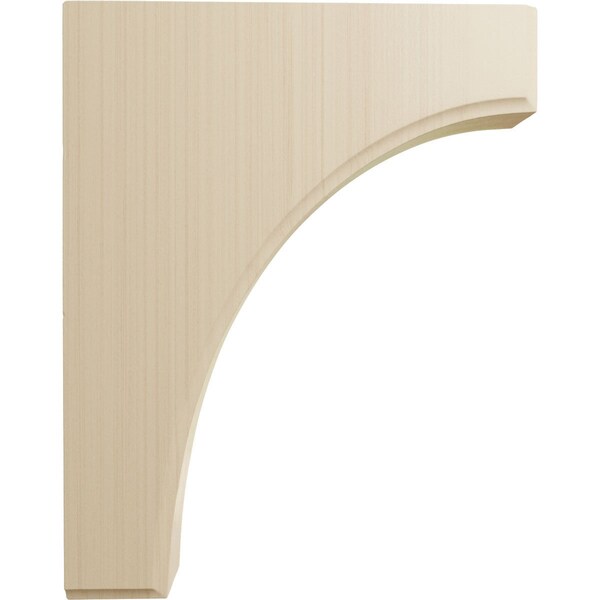 Ekena Millwork 1 3/4"W x 8"D x 10"H Clarksville Bracket, Rubberwood - BKTW02X08X10CVRW