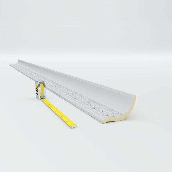 Ekena Millwork 4 3/8"H x 3 1/8"P x 5 1/4"F x 94 1/2"L, (3" Repeat), Dentil Crown Moulding - MLD05X04X05DE