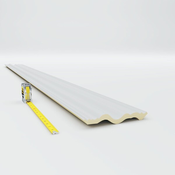 Ekena Millwork 5 5/8"H x 6 3/8"P x 8 1/2"F x 94 1/2"L Versailles Smooth Crown Moulding - MLD05X06X08VE
