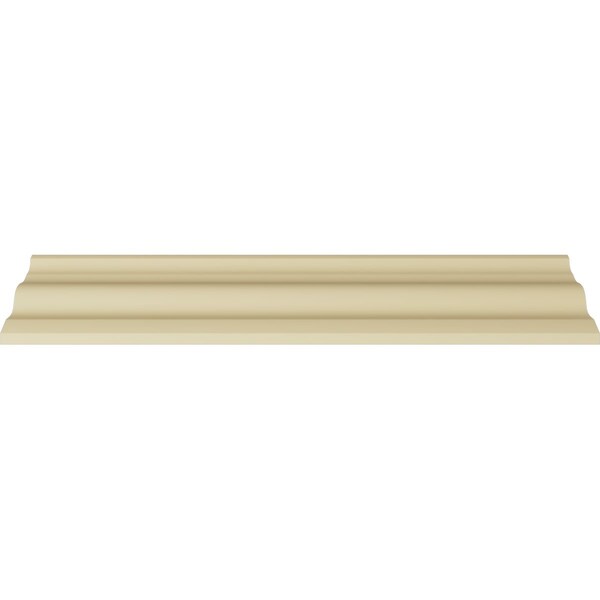Ekena Millwork 5 5/8"H x 6 3/8"P x 8 1/2"F x 94 1/2"L Versailles Smooth Crown Moulding - MLD05X06X08VE