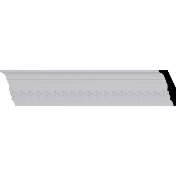 Ekena Millwork Urethane, 94-1/2 in L, 3-1/8 in H, Factory Primed - MLD03X01X03BE
