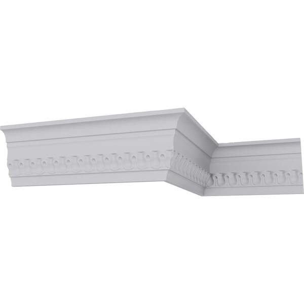 Ekena Millwork Urethane, 94-1/2 in L, 3-1/8 in H, Factory Primed - MLD03X01X03BE