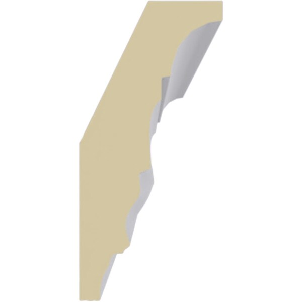 Ekena Millwork Urethane, 94-1/2 in L, 3-1/8 in H, Factory Primed - MLD03X01X03BE