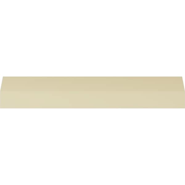 Ekena Millwork Urethane, 94-1/2 in L, 3-1/8 in H, Factory Primed - MLD03X01X03BE