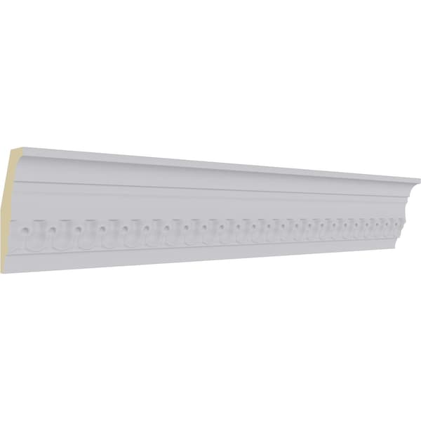 Ekena Millwork Urethane, 94-1/2 in L, 3-1/8 in H, Factory Primed - MLD03X01X03BE