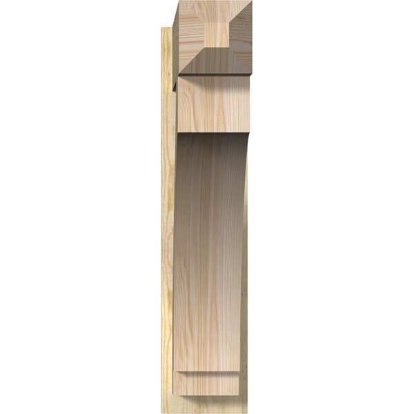 Ekena Millwork Imperial Rough Sawn Craftsman Outlooker, Douglas Fir, 8"W x 32"D x 36"H - OUT08X32X36IMP04RDF