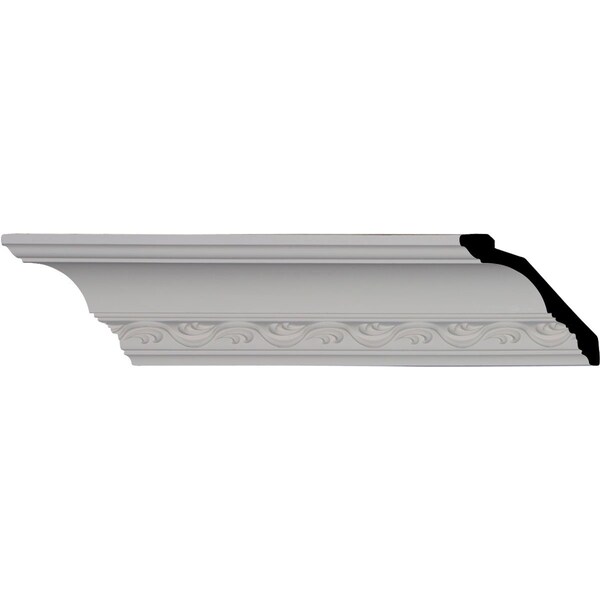 Ekena Millwork SAMPLE - 4 1/4"H x 4"P x 5 3/4"F x 12"L, (3 7/8" Repeat), Loera Crown Moulding - SAMPLE-MLD04X04X05LO