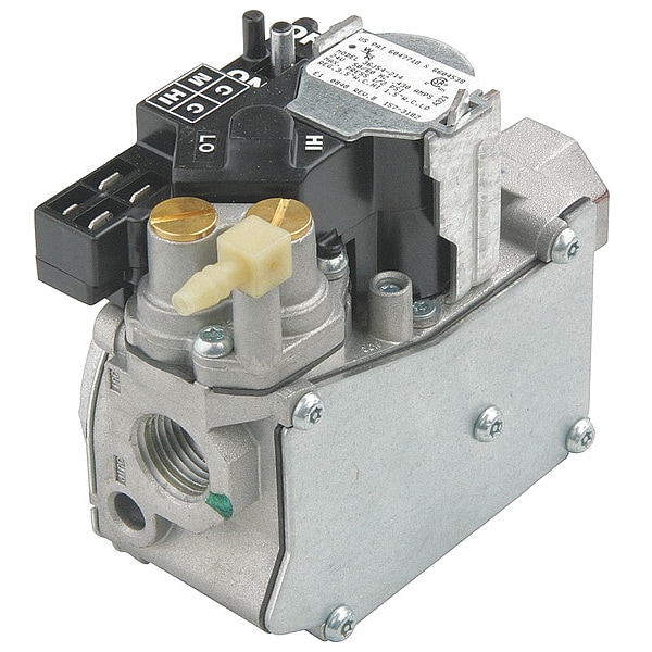 White-Rodgers Gas Valve, NG/LP, Electronic, 24 V, Fast Opening, 0.43A, -40 Degrees to 175 Degrees F - 36J54-214
