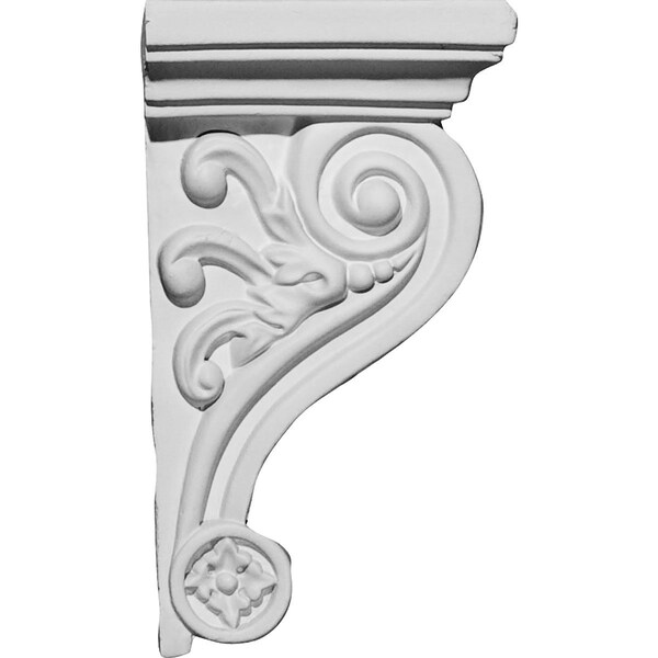 Ekena Millwork 7 1/2"W x 4"D x 7 1/4"H Tristan Corbel - COR07X04X07TN