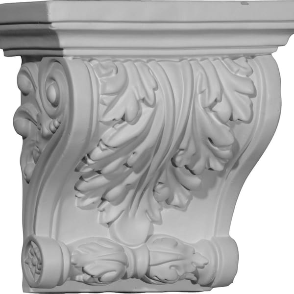 Ekena Millwork 7 1/2"W x 4"D x 7 1/4"H Tristan Corbel - COR07X04X07TN