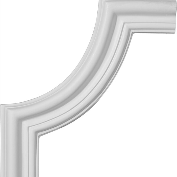 Ekena Millwork 10 1/2"W x 10 1/2"H Seville Panel Moulding Corner (matches moulding PML01X00SE) - PML10X10SE