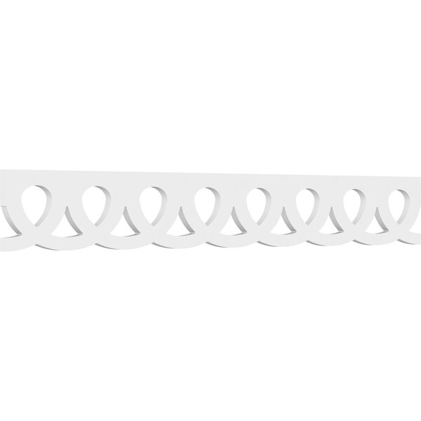 Ekena Millwork Meridian Architectural Grade PVC Running Trim, 6"H x 5/8"P x 48"L - RUNP06X0625X48MRI