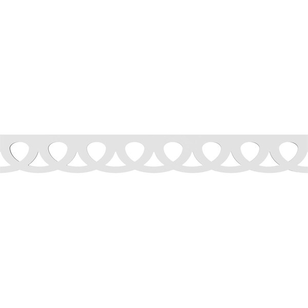 Ekena Millwork Meridian Architectural Grade PVC Running Trim, 6"H x 5/8"P x 48"L - RUNP06X0625X48MRI