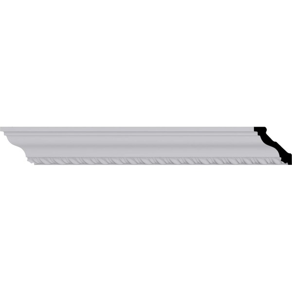 Ekena Millwork 2"H x 2"P x 2 3/4"F x 94 1/2"L Valeriano Crown Moulding - MLD02X02X03VA