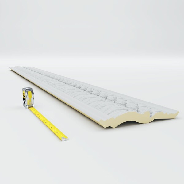 Ekena Millwork Ceiling Medallion, Polyurethane, 94-1/2 in L, 8-1/4 in H, Factory Primed - MLD08X08X11AC