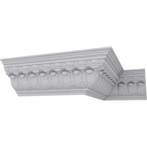 Ekena Millwork Ceiling Medallion, Polyurethane, 94-1/2 in L, 8-1/4 in H, Factory Primed - MLD08X08X11AC
