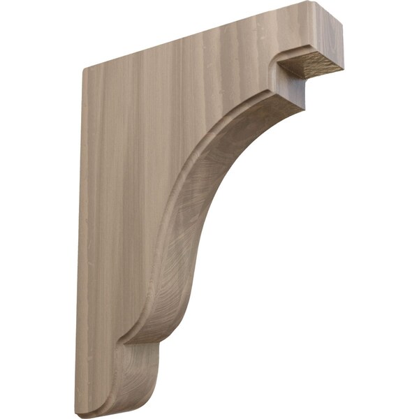 Ekena Millwork 1 3/4"W x 7 1/4"D x 9 1/2"H Bedford Wood Bracket, Walnut - BKTW02X07X10BEWA