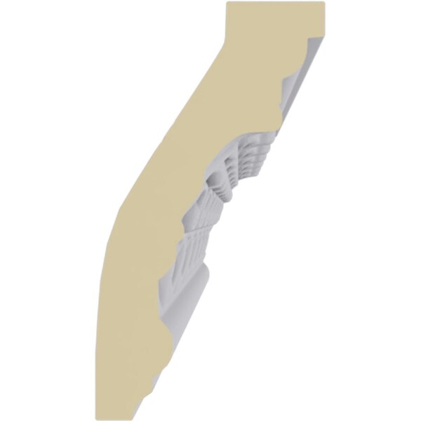 Ekena Millwork 3 7/8"H x 2 1/8"P x 4 1/2"F x 94 1/2"L Hampshire Crown Moulding - MLD03X02X04HA