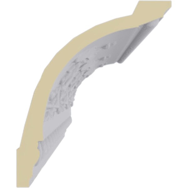 Ekena Millwork 5 1/8"H x 4 1/4"P x 6 3/4"F x 94 1/2"L Salem Federal Crown Moulding - MLD05X04X06SA