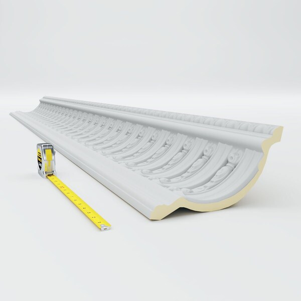 Ekena Millwork 7 3/8"H x 9 1/8"P x 11 3/4"F x 94 1/2"L Raymond Crown Moulding - MLD07X09X11RA