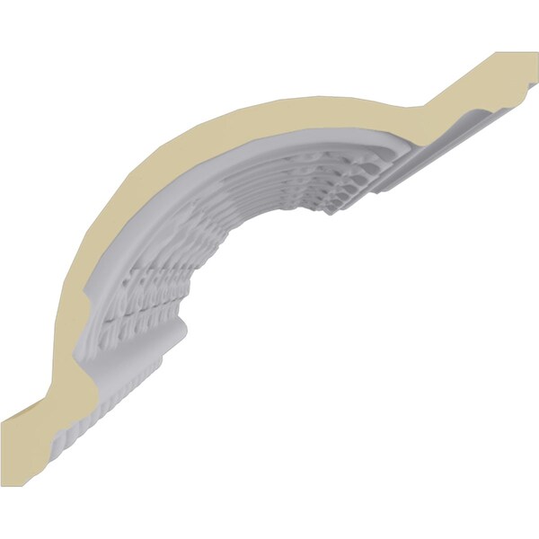 Ekena Millwork 7 3/8"H x 9 1/8"P x 11 3/4"F x 94 1/2"L Raymond Crown Moulding - MLD07X09X11RA