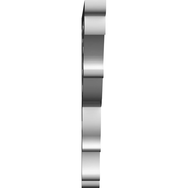 Ekena Millwork Athens Architectural Grade PVC Bracket, 5/8"W X 6"D X 6"H - BKTP01X06X06AT