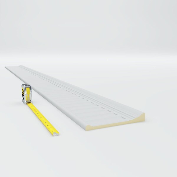 Ekena Millwork 7 3/4"H x 1"P x 94 1/2"L Elsinor Fluted Frieze - MLD07X01EL
