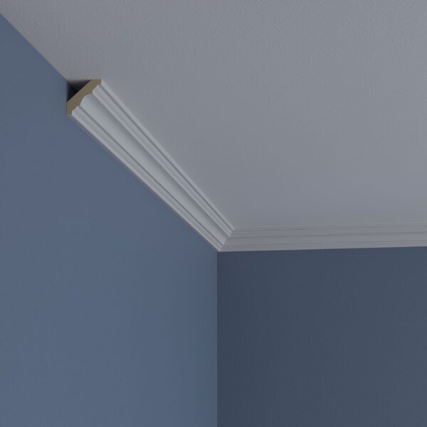 Ekena Millwork 1 1/4"H x 1 1/4"P x 1 5/8"F x 94 1/2"L Salem Crown Moulding - MLD01X01X02SA