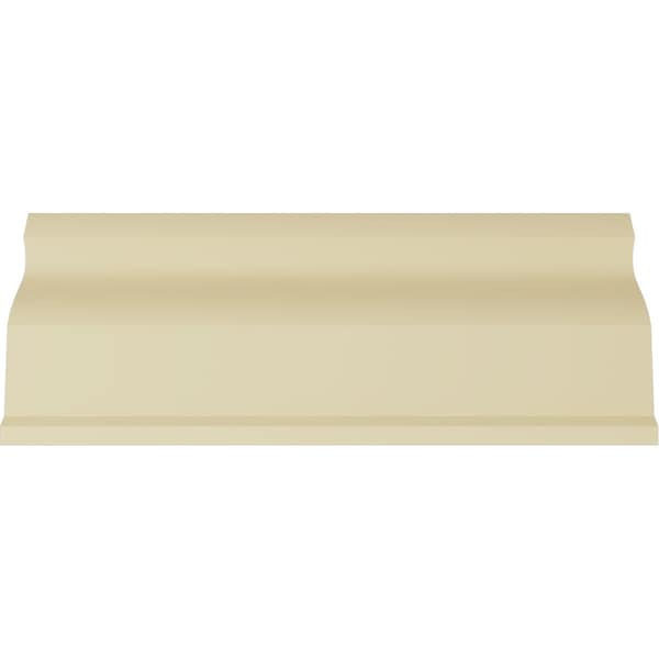 Ekena Millwork 9 1/8"H x 3 7/8"P x 9 7/8"F x 94 1/2"L, (6" Repeat), Southampton Acanthus Crown Moulding - MLD09X03X09SO