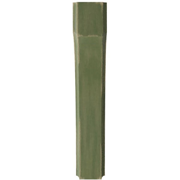 Ekena Millwork 1 3/4"W x 8"D x 10"H Clarksville Wood Vintage Decor Bracket, Restoration Green - BKTWD02X08X10CVGR