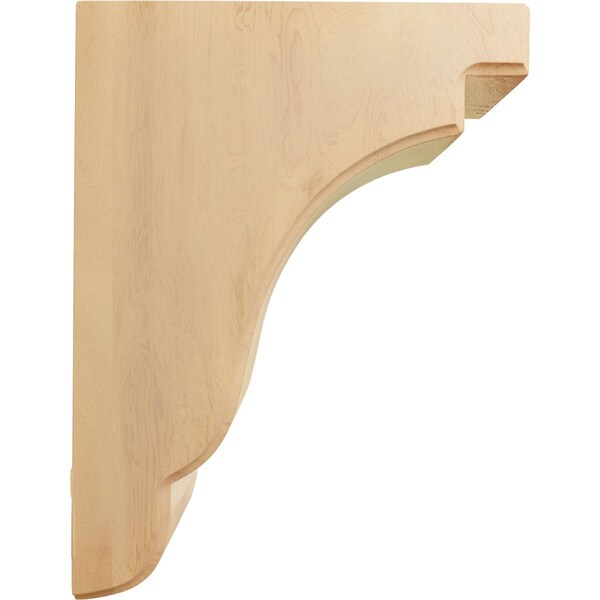 Ekena Millwork 3 1/2"W x 7 1/4"D x 9 1/2"H Bedford Bracket, Red Oak - BKTW04X07X10BERO