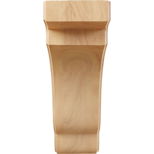 Ekena Millwork 3 1/2"W x 7 1/4"D x 9 1/2"H Bedford Bracket, Red Oak - BKTW04X07X10BERO