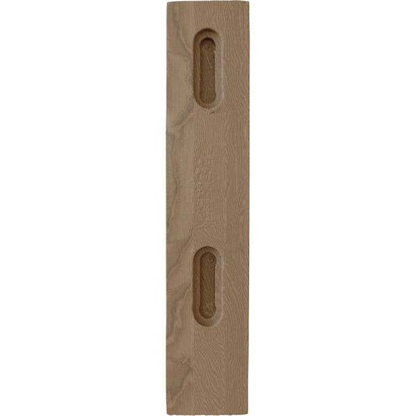 Ekena Millwork 1 3/4"W x 6 1/2"D x 9"H Small Avila Wood Bracket, Mahogany - BKTW01X06X09AVGM