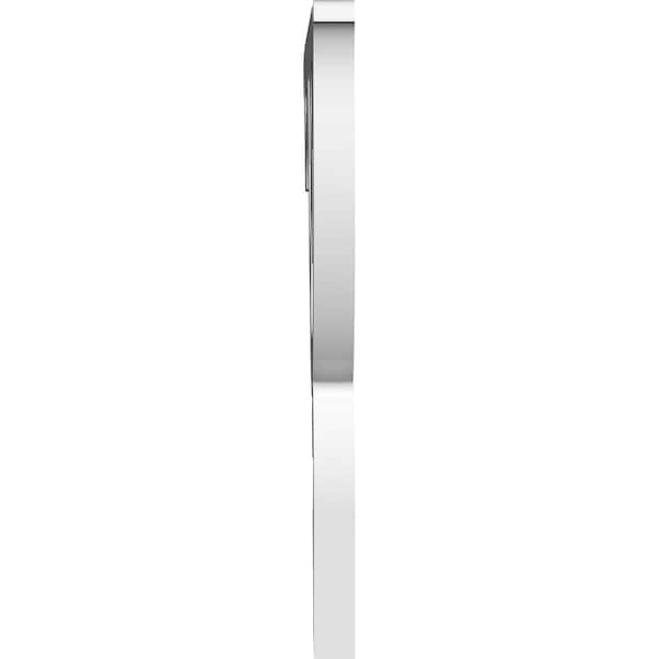 Ekena Millwork Amber Architectural Grade PVC Bracket, 5/8"W X 10"D X 10"H - BKTP01X10X10AE