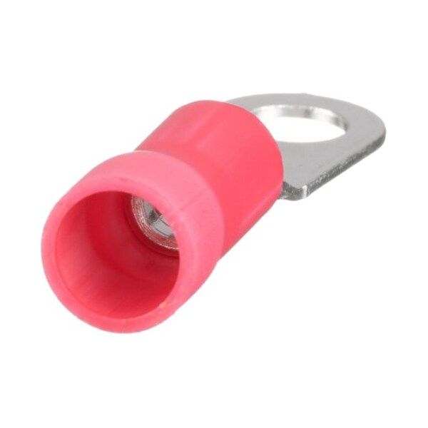 Terminal de anillo de vinilo de 8 AWG Panduit 1/4" Stud PK25 - PV8-14R-QY