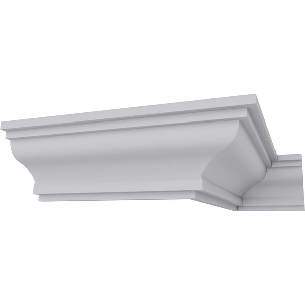 Ekena Millwork 2 3/4"H x 2 1/2"P x 3 3/4"F x 94 1/2"L Artis Smooth Crown Moulding - MLD02X02X01AR