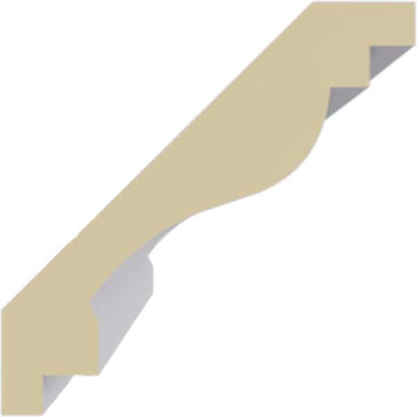 Ekena Millwork 2 3/4"H x 2 1/2"P x 3 3/4"F x 94 1/2"L Artis Smooth Crown Moulding - MLD02X02X01AR