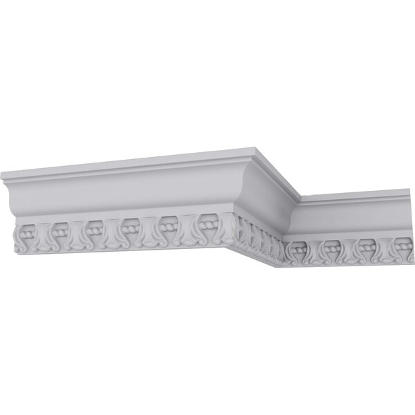 Ekena Millwork 3 1/8"H x 1 5/8"P x 3 1/2"F x 94 1/2"L Loera Crown Moulding - MLD03X02X04LO