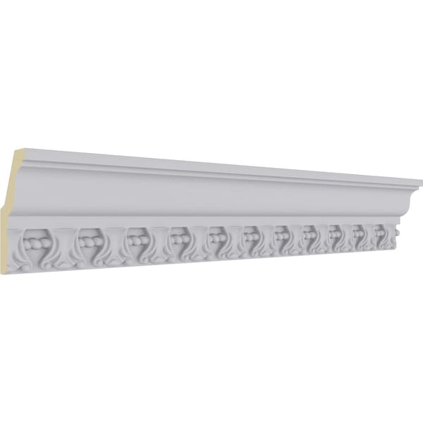 Ekena Millwork 3 1/8"H x 1 5/8"P x 3 1/2"F x 94 1/2"L Loera Crown Moulding - MLD03X02X04LO