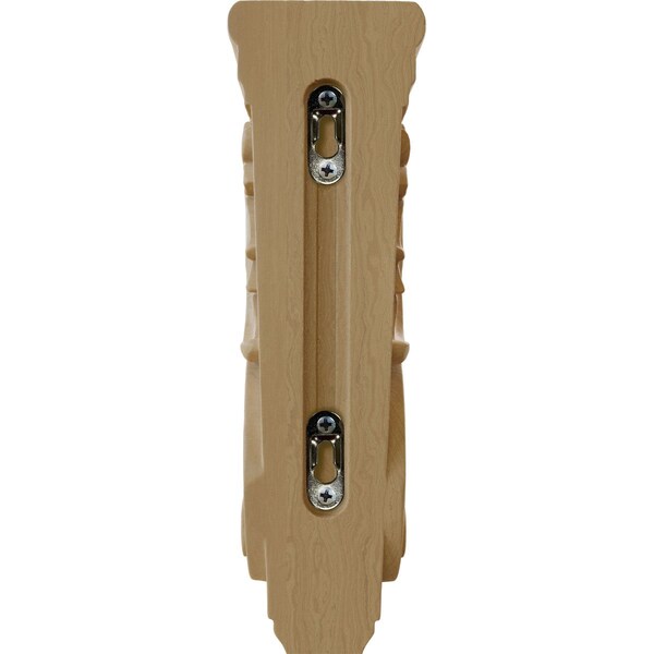 Ekena Millwork 3"W x 7 3/4"D x 10"H Small Hudson Acanthus Wood Corbel, Cherry - CORW03X08X10HDCH