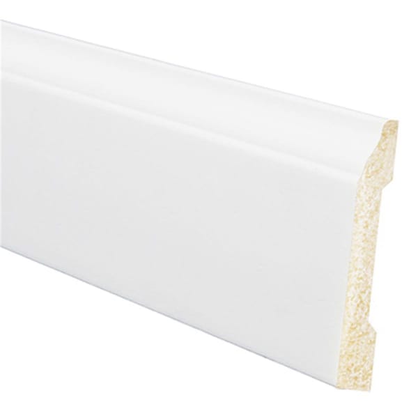 Vortex 8 ft. White Og Base Molding - VO697360