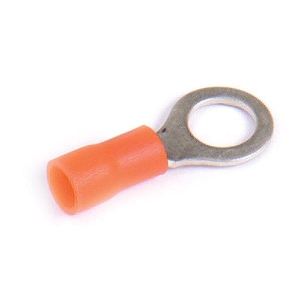 Terminal de Anillo de Vinilo Grote 22-16 AWG, Tamaño de Tornillo 3/8" Paquete de 84-2108