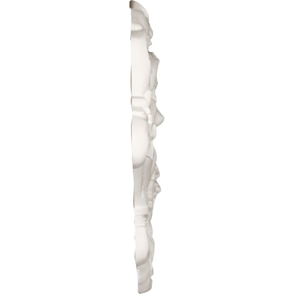Ekena Millwork 8 1/4"W x 8 5/8"H x 7/8"P Angel Leaf Onlay, Left - ONL08X08X01AN-L