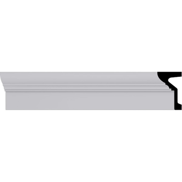 Ekena Millwork 6 1/4"H x 4"P x 94 1/2"L Standard Moulding - MLD06X04ST-1